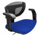 Cadeira Diretor Tela Mesh Base Giratória alumínio CM10 - Azul Detalhe