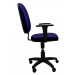 Cadeira Diretor Giratória com Braços Reguláveis MaxConfort - Poliéster Azul Lateral