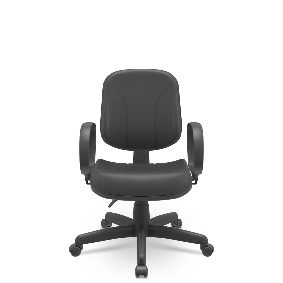 Cadeira Diretor Operativa Plaxmetal - Poliéster preto