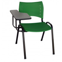 Cadeira Iso em Polipropileno Com Prancheta – Verde
