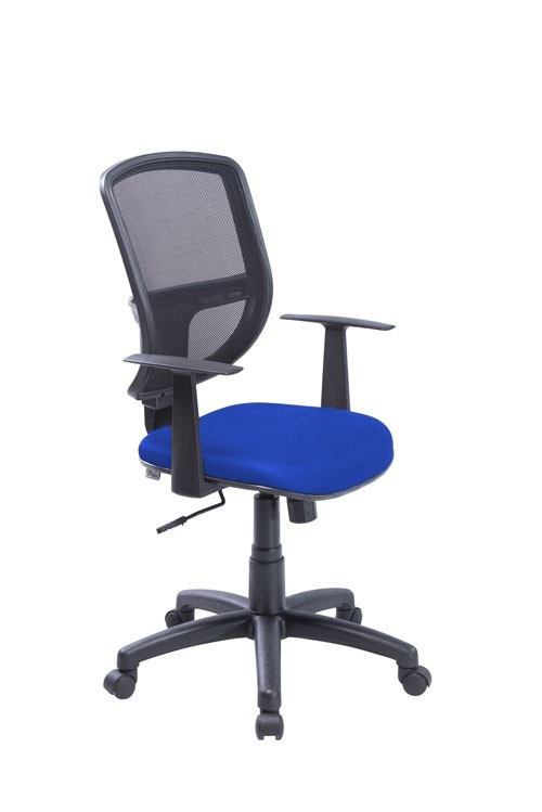 Cadeira Diretor Tela Mesh Base Giratória e Regulagem de Altura CM10 - Azul