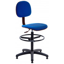Cadeira Escritório Caixa Base Fixa Com Sapata FJ10 - J Serrano Azul