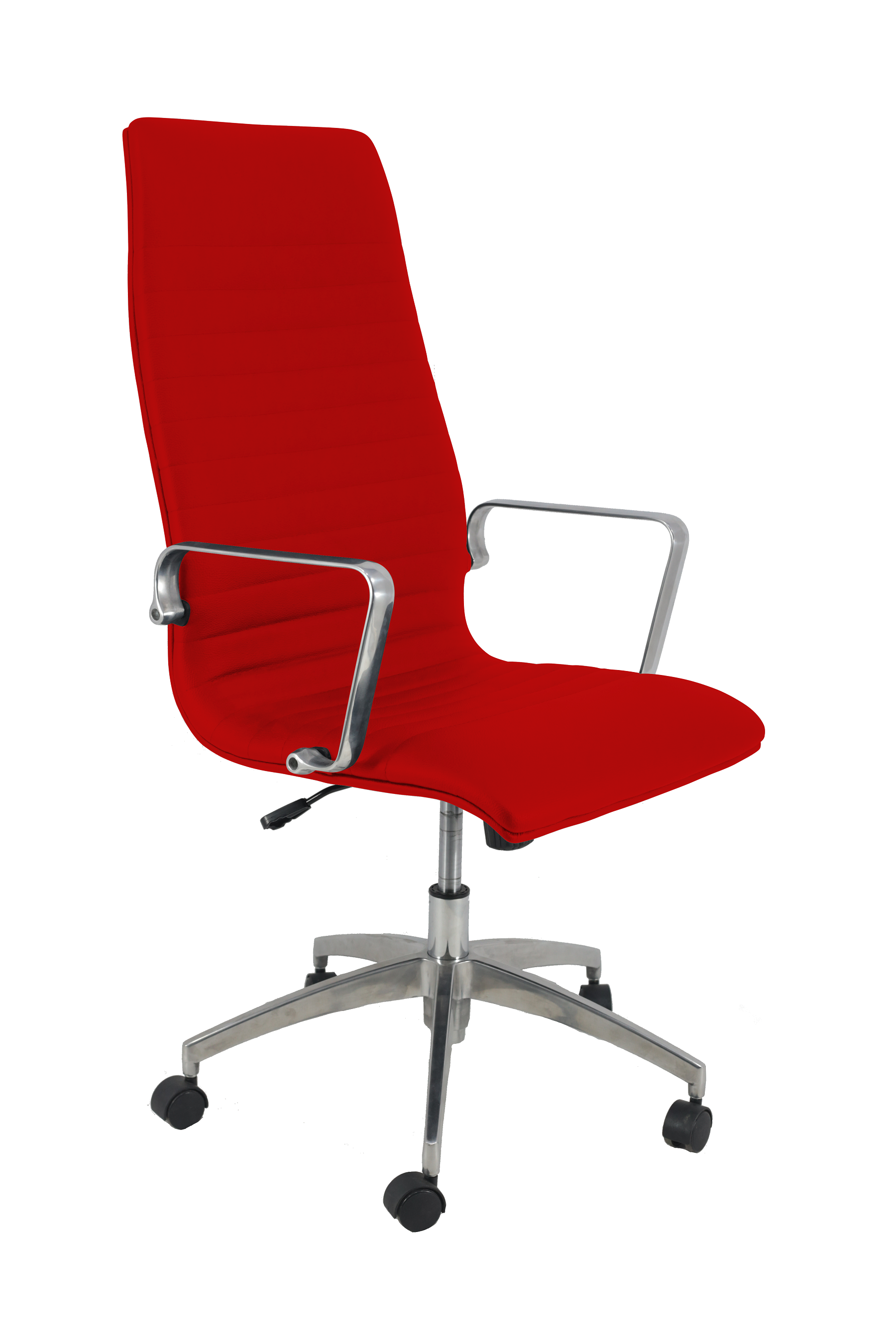 Cadeira Presidente Inspired Eames - Vinil Vermelha