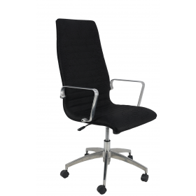 Cadeira Presidente Inspired Eames - Suede Preto