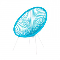 Cadeira Decorativa Acapulco - Azul Tiffanny
