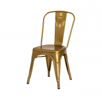 Cadeira OZ17 Base 4 Pés - Gold Dourada