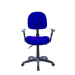 Cadeira Ergonômica Gerente Back System NR17 Base Giratória e Regulagem de Altura AT50 - Poliéster Azul Frente