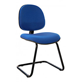 Cadeira Executiva Para Escritório Base Fixa J.Serrano CP20 - Azul