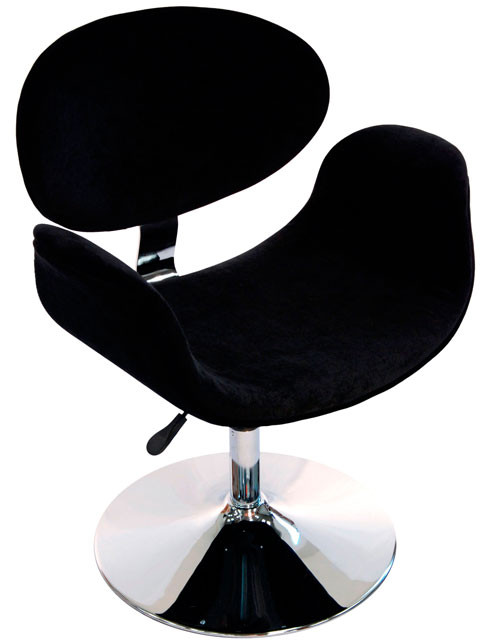 Cadeira Decorativa Tulipa Pierre Paulin - Disco Preto