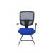 Cadeira Diretor Base Fixa CM10 - Azul Frente