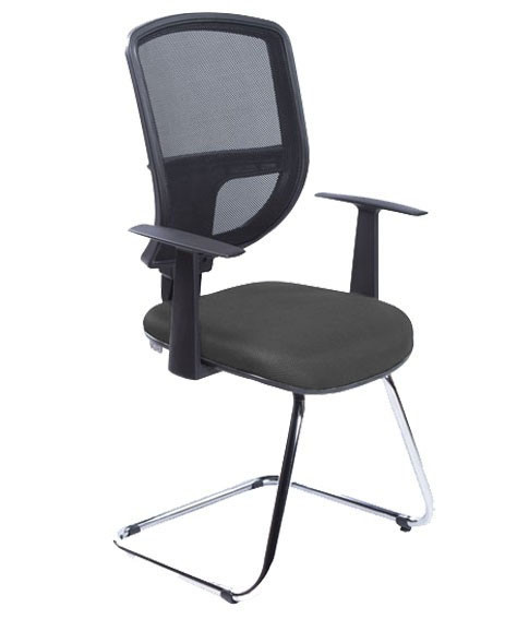 Cadeira Diretor Base Fixa CM10 - Cinza