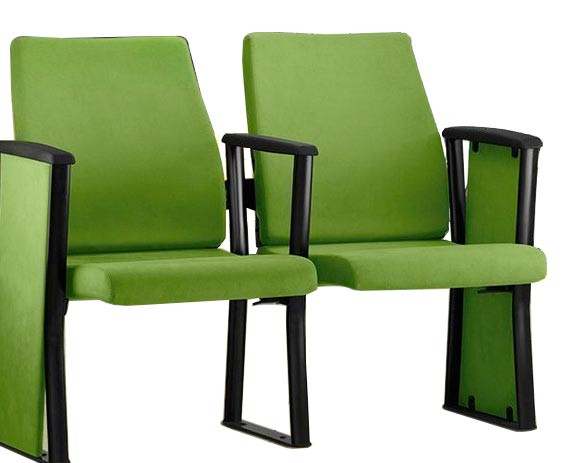 Cadeiras para Auditório Venicce Base Fixa - Verde