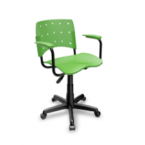 Cadeira Ergoplax Secretária Giratória - Verde