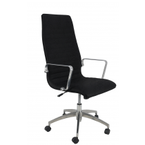 Cadeira Presidente Inspired Eames - Suede Preto