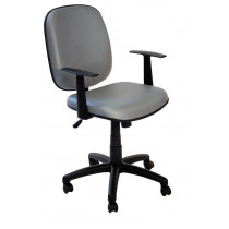 Cadeira Executiva Para Diretor Base Giratória e Regulagem de Altura Corano MC80 - Cinza