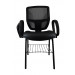 Cadeira Universitária com Prancheta Escamoteável CM10 - preta Frente pracheta