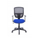 Cadeira Diretor Tela Mesh Base Giratória e Regulagem de Altura CM10 - Azul Frente