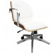  Cadeira Presidente Eames Office Elite Chair - Vinil Branco Detalhes