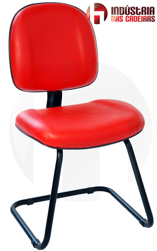 Cadeira Escritório Base Fixa Corano AT51 - Vermelha
