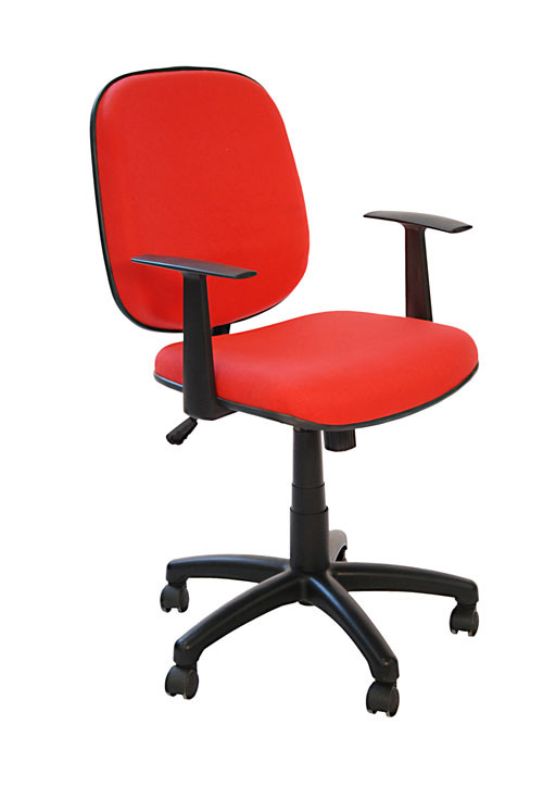 Cadeira Executiva Para Diretor Base Giratória e Regulagem de Altura J.Serrano MC80 - Vermelha