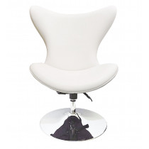 Cadeira Decorativa Mini Egg - Disco Vinil Branco