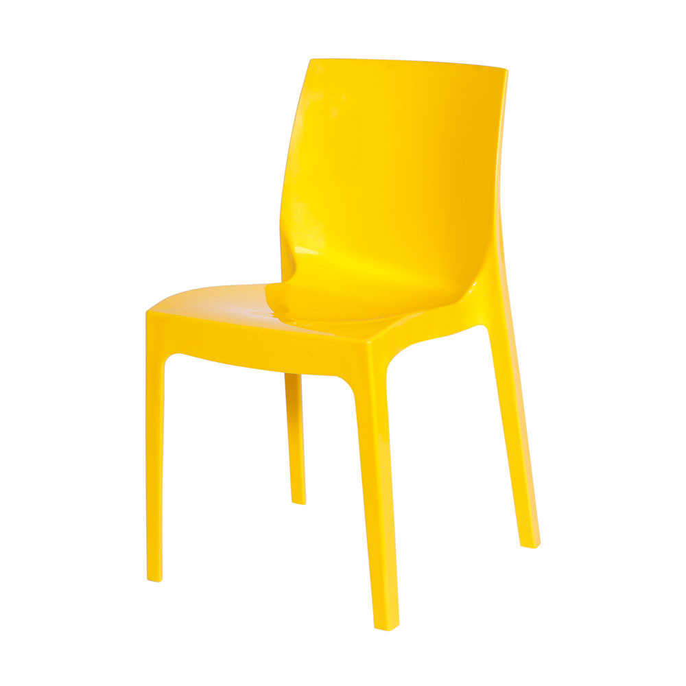 Cadeira Polipropileno IT89 Base 4 Pés - Amarelo