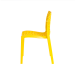 Cadeira Gruvyer 4 pés - Amarela lateral