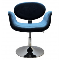 Cadeira Decorativa Tulipa Pierre Paulin - Disco Azul Tiffany