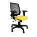 Cadeira Executiva Para Escritório Base Giratória e Braço Regulável DL190 - Amarela