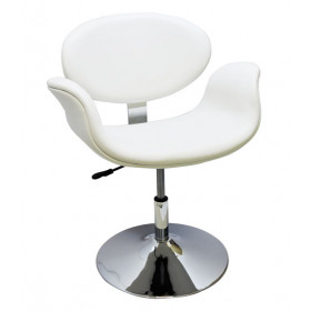 Cadeira Decorativa Tulipa Pierre Paulin - Disco Branca
