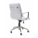 Cadeira Diretor Inspired Eames Office Couro Sintético Branco Lateral