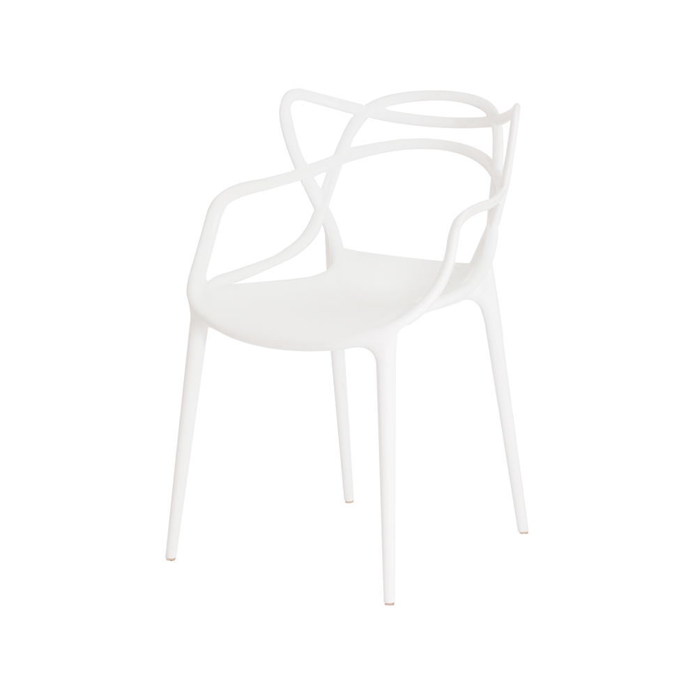 Cadeira Decorativa Masters Allegra Philippe Starck Base 4 Pés - Branca