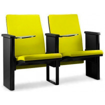Cadeiras para Auditório Plus Base Fixa - Amarela