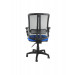 cadeira pr work excentrico azul - trás
