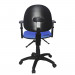 Cadeira Executiva Ergonômica NR17 Base Giratória e Regulagem de Altura WK Azul Atrás
