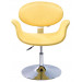 Cadeira Decorativa Tulipa Pierre Paulin - Disco Amarela Frente