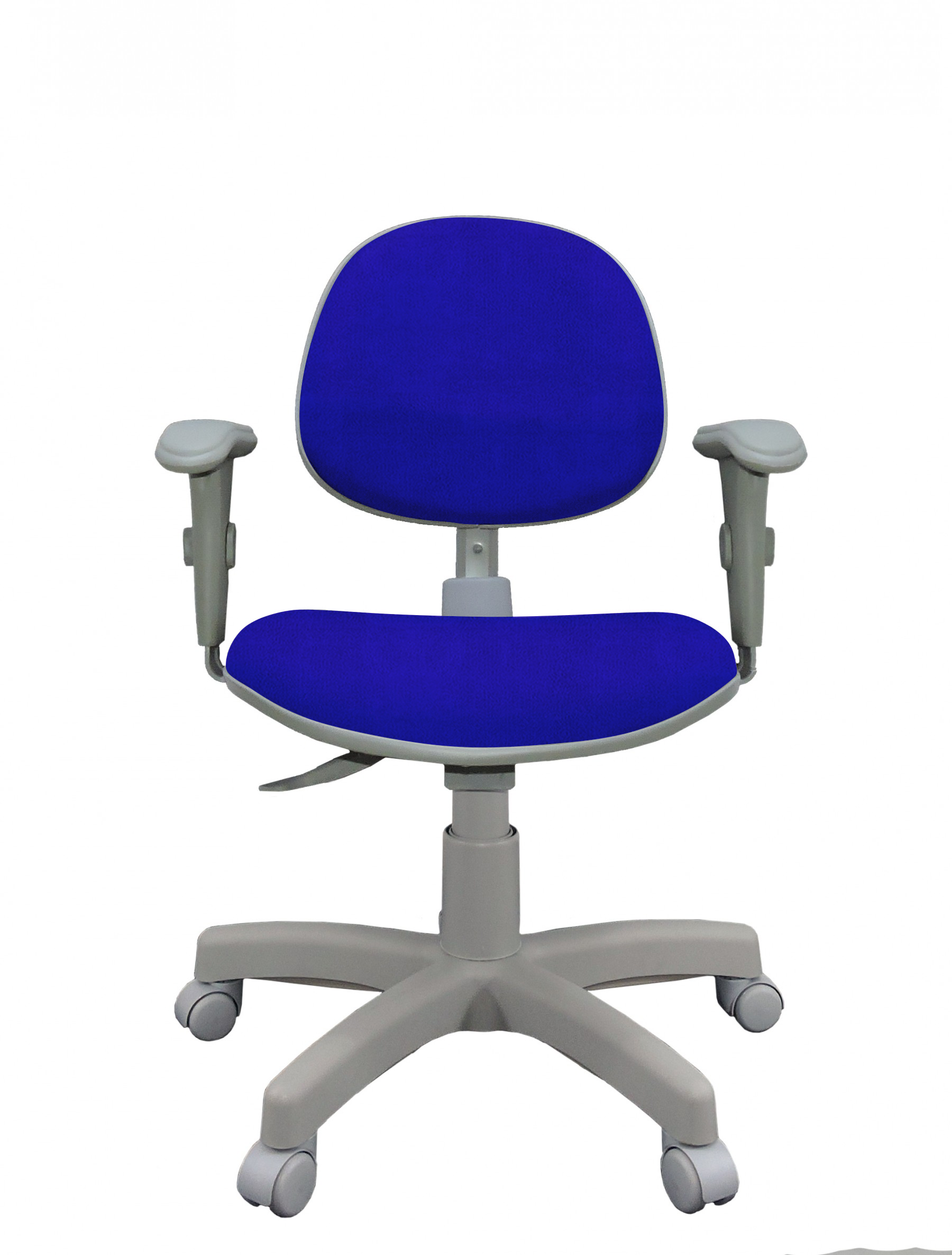 Cadeira Executiva Ergonômica NR17 Base Giratória e Regulagem de Altura WK - Poliéster Azul
