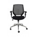 Cadeira Executiva Para Escritório Alumínio Braço Regulável DL190 - Preta frente