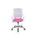 Cadeira Executiva Para Escritório Base Giratória e Regulagem de Altura DL180 - Rosa Frente