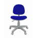 Cadeira Executiva Para Escritório Base Giratória e Regulagem de Altura CP20 - Poliéster Azul Frente