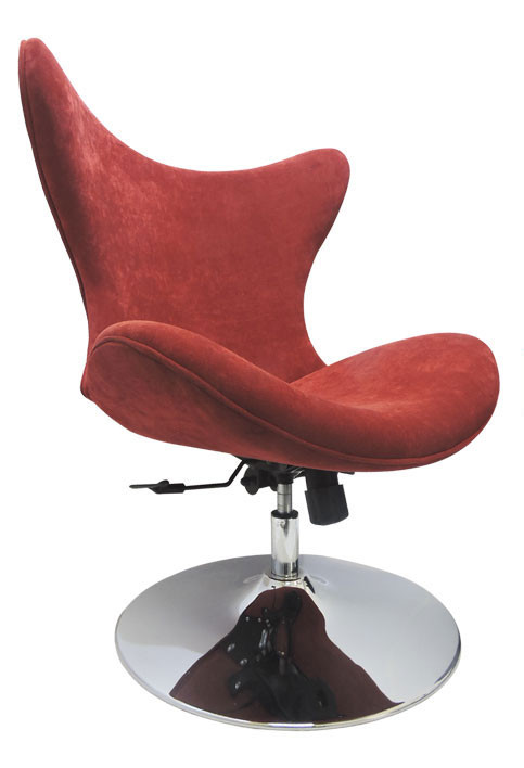 Cadeira Decorativa Mini Egg - Disco Vermelha