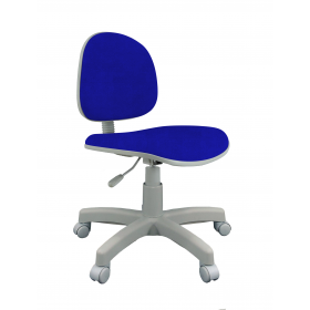 Cadeira Executiva Para Escritório Base Giratória e Regulagem de Altura CP20 - Poliéster Azul