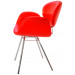 Cadeira Tulipa Pierre Paulin - 4 Pés Vermelha Lado