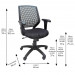 Cadeira Executiva Para Escritório Base Giratória e Braço Regulável DL190 - Preta Medidas