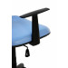 Cadeira Presidente ST100 - Corano Azul Detalhe Braço