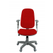 Cadeira Presidente Para Poker ST100 - Poliéster Vermelho Frente