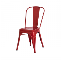 Cadeira OZ17 Base 4 Pés - Vermelha
