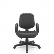 Cadeira Diretor Operativa Plaxmetal - Poliéster preto