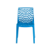 Cadeira Gruvyer 4 pés - Azul frente